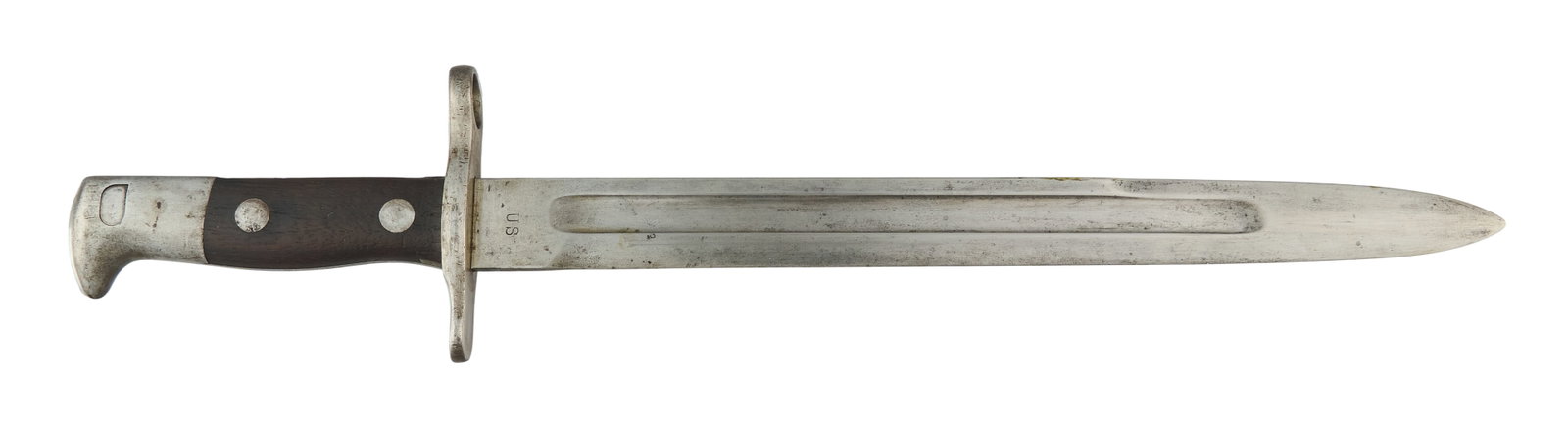 Red McCombs | US 1895 Dated Krag Bayonet W/ Scabbard: US model 1895 bayonet for Krag rifle with scabbard & belt clip OAL: 16 in. Provenance: Property from the personal estate collection of iconic Texas businessman, civic leader and philanthropist Bil