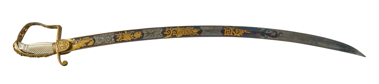 Red McCombs | 19th Century US Artillery Officer's Guilt Sabre & Scabbard (1 of 9)