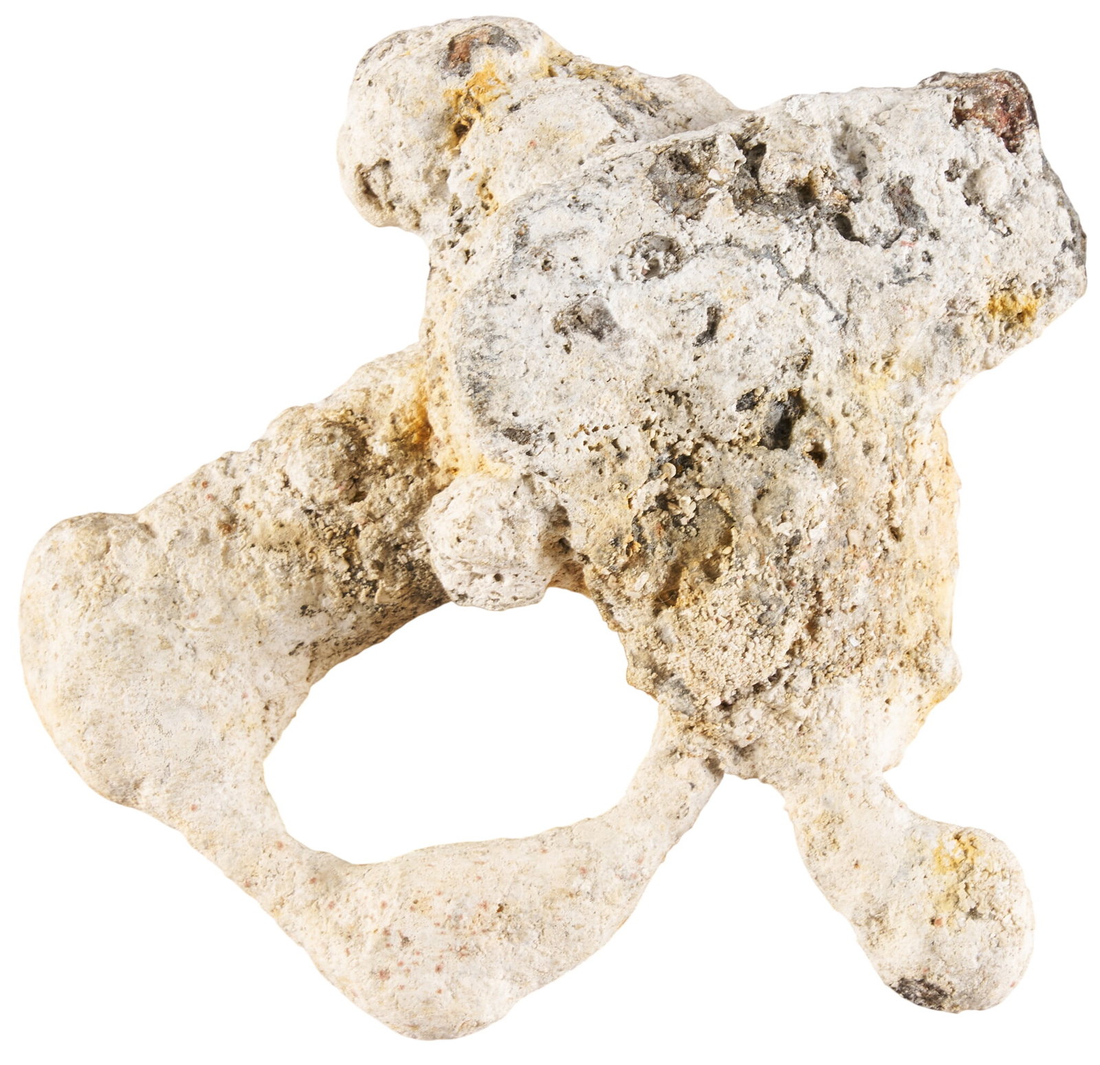 Red McCombs | Relic Coral-Encrusted Spanish Hilt Found in Sunken Galleon: Relic coral-encrusted Spanish sword hilt found in the wreckage of a sunken galleon off Islas Mujeres in Yucatan channel Provenance: Property from the personal estate collection of iconic Texas b
