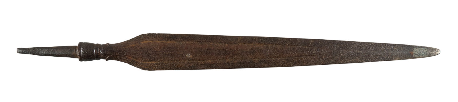 Red McCombs | Early 18th Century Spanish Lance: Early 18th century Spanish lance head OAL: 20.5 in. Relic condition; heavy pitting Provenance: Property from the personal estate collection of iconic Texas businessman, civic leader and philanthropist