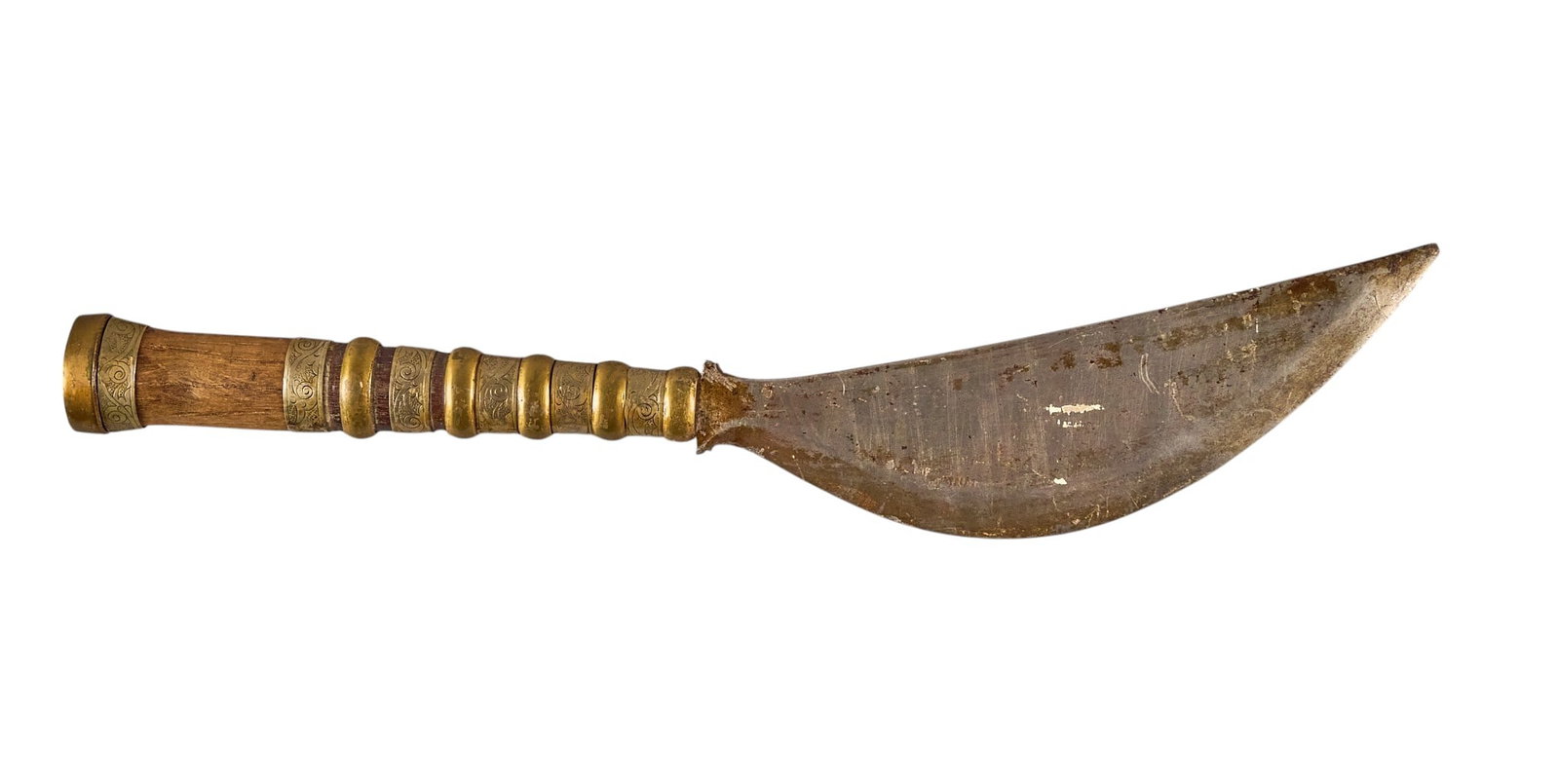Red McCombs | Indo Persian Philippine Dagger: Antique Indo Persian Philippine dagger, attributed to 14th century length 20.5 in. x depth 5 in. Provenance: Property from the personal estate collection of iconic Texas businessman, civic