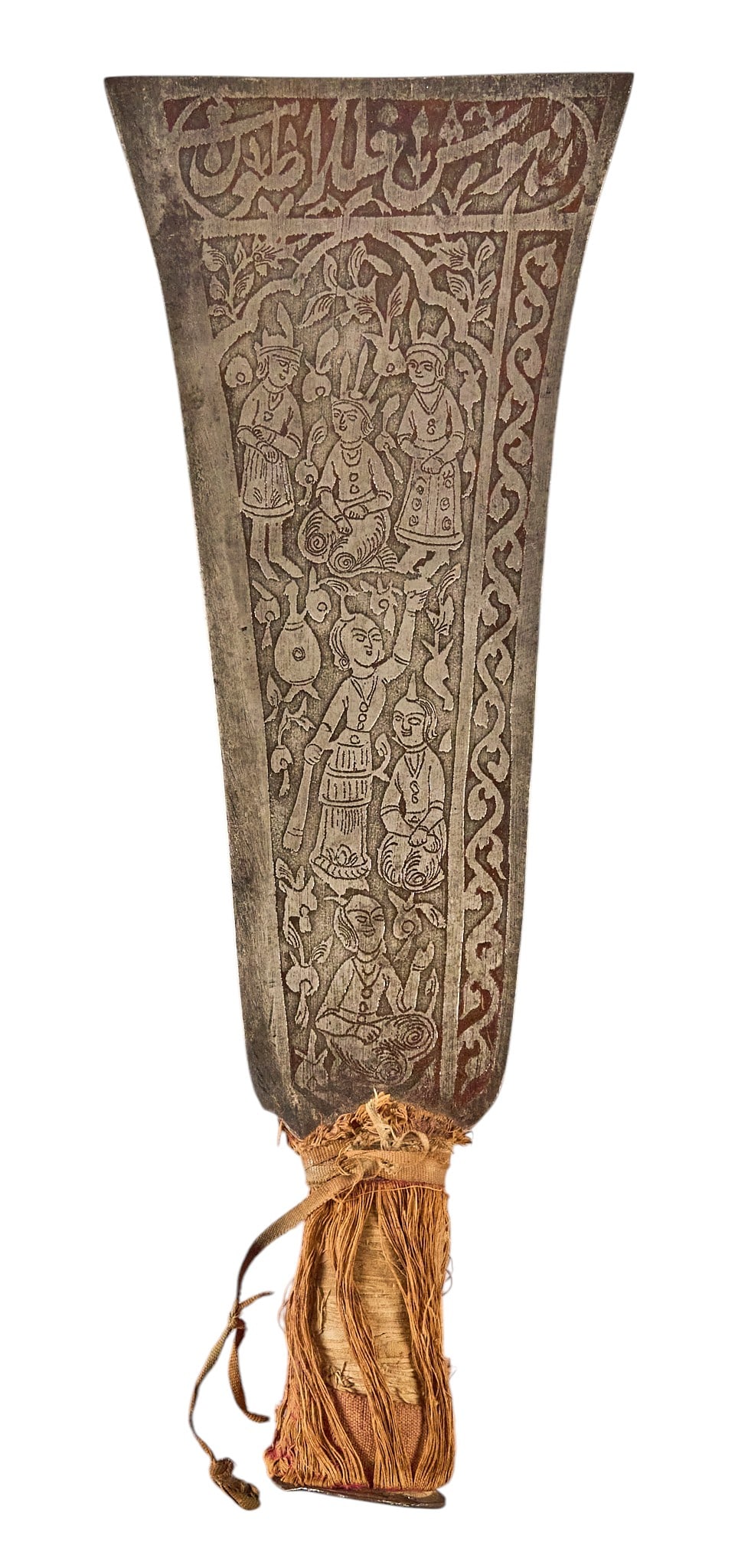 Red McCombs | Indo Persian Slavers Sword: Antique Indo Persian slavers sword length 16 in. x 6 in. Provenance: Property from the personal estate collection of iconic Texas businessman, civic leader and philanthropist Billy Joe Red&