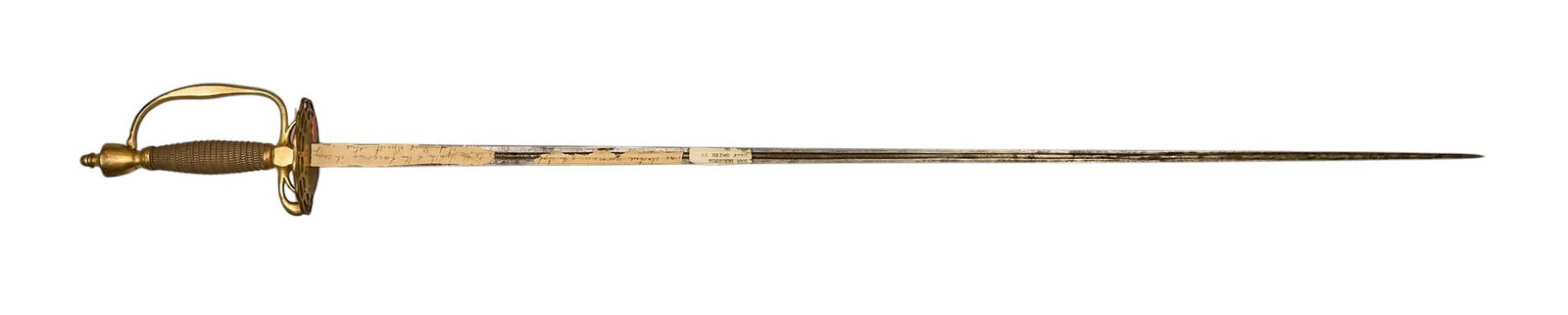 Red McCombs | 18th C. Sword in Case: Small sword, late 18th century, includes case length 40 in. x width 4 in. Provenance: Property from the personal estate collec