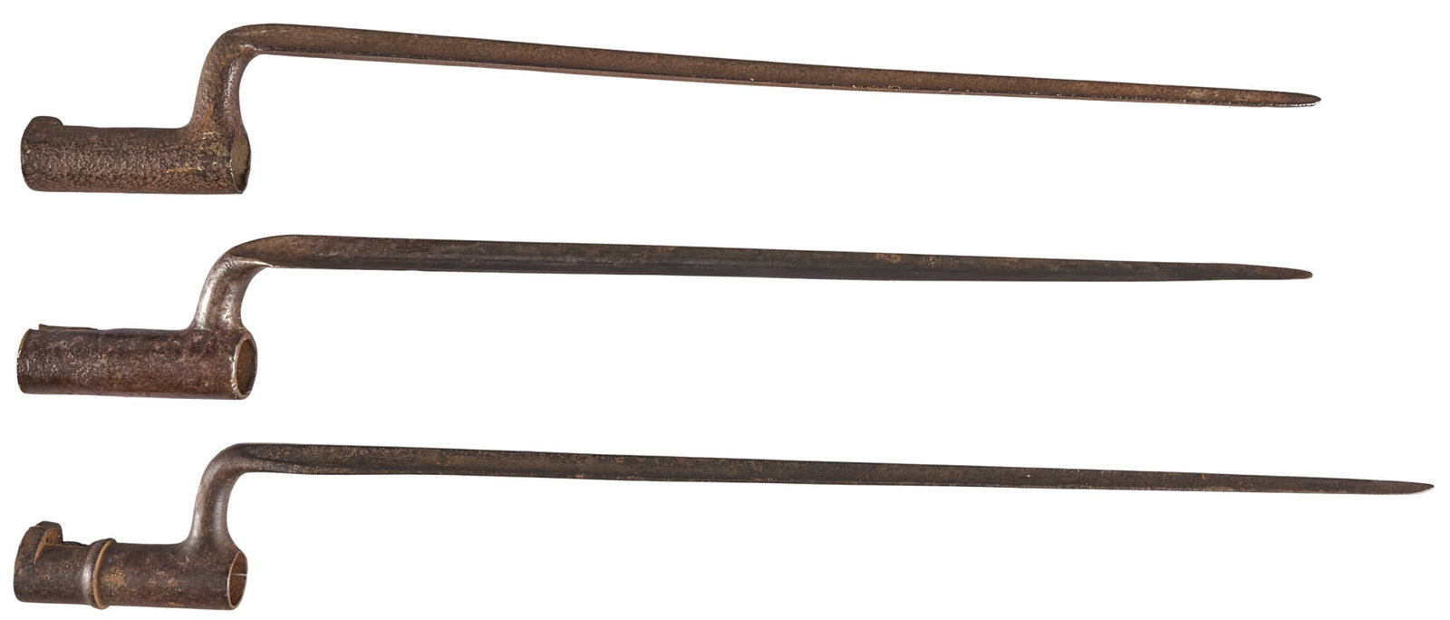 Red McCombs | Group of 3 Socket Bayonets (1 of 2)