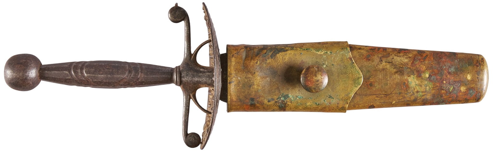 Red McCombs | Frontier Made Belt Knife Fashioned From A Rapier Sword (1 of 4)