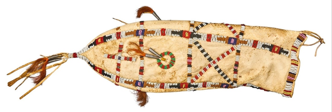 Red McCombs | Native American Beaded Case (1 of 1)