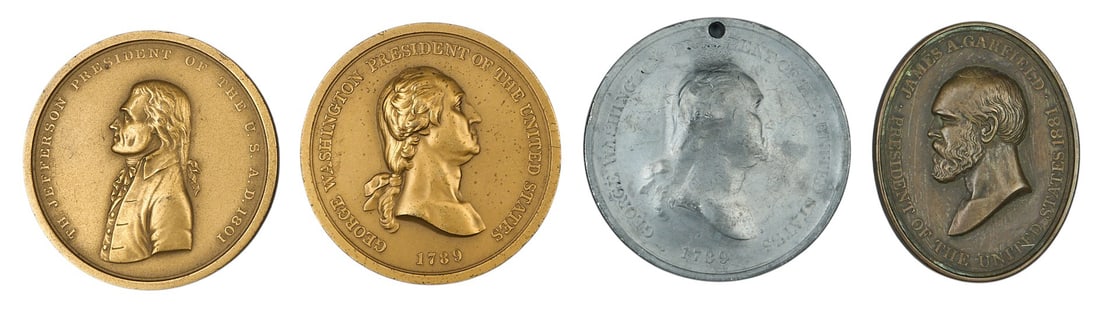 Red McCombs | (4) Peace Medals (1 of 2)