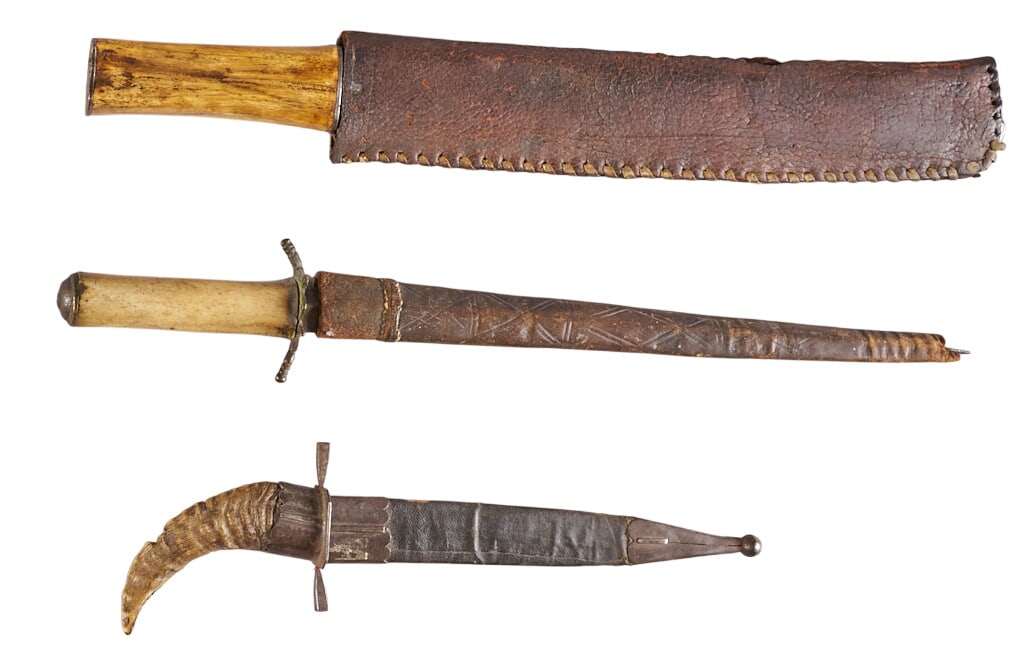 Red McCombs | Collection of (3) Antique North American Knives (1 of 3)