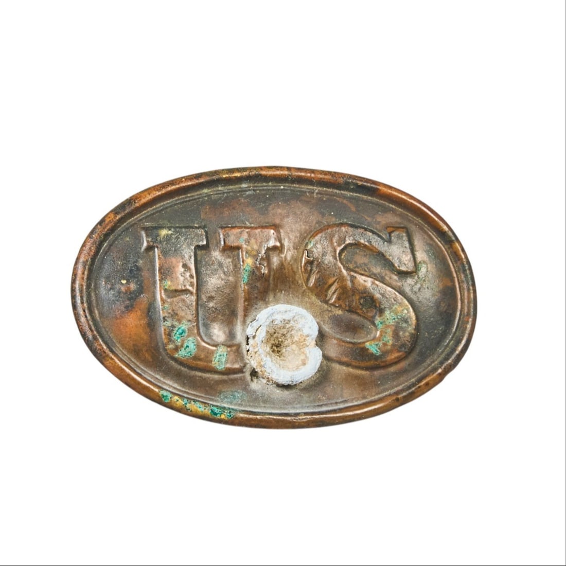 Red McCombs | US Civil War Era "Bullet Struck" Belt Buckle (1 of 8)