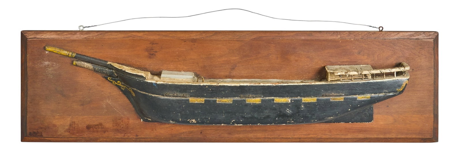 Red McCombs | Antique Whaling Boat "Half Hull" Model (1 of 2)