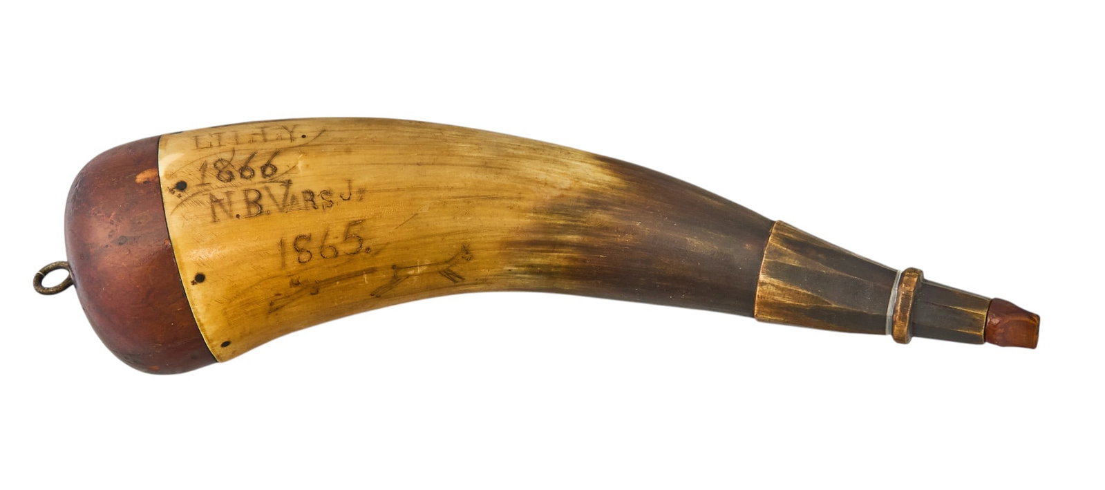 Red McCombs | Civil War Period Powder Horn (1 of 4)
