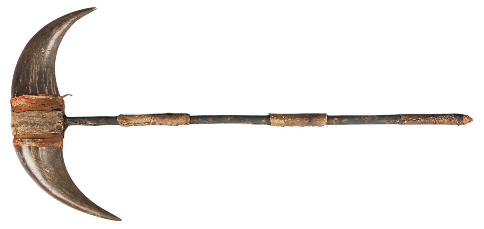 Red McCombs | Late 1800s Crow Ceremonial Buffalo-Horn War Club (1 of 4)