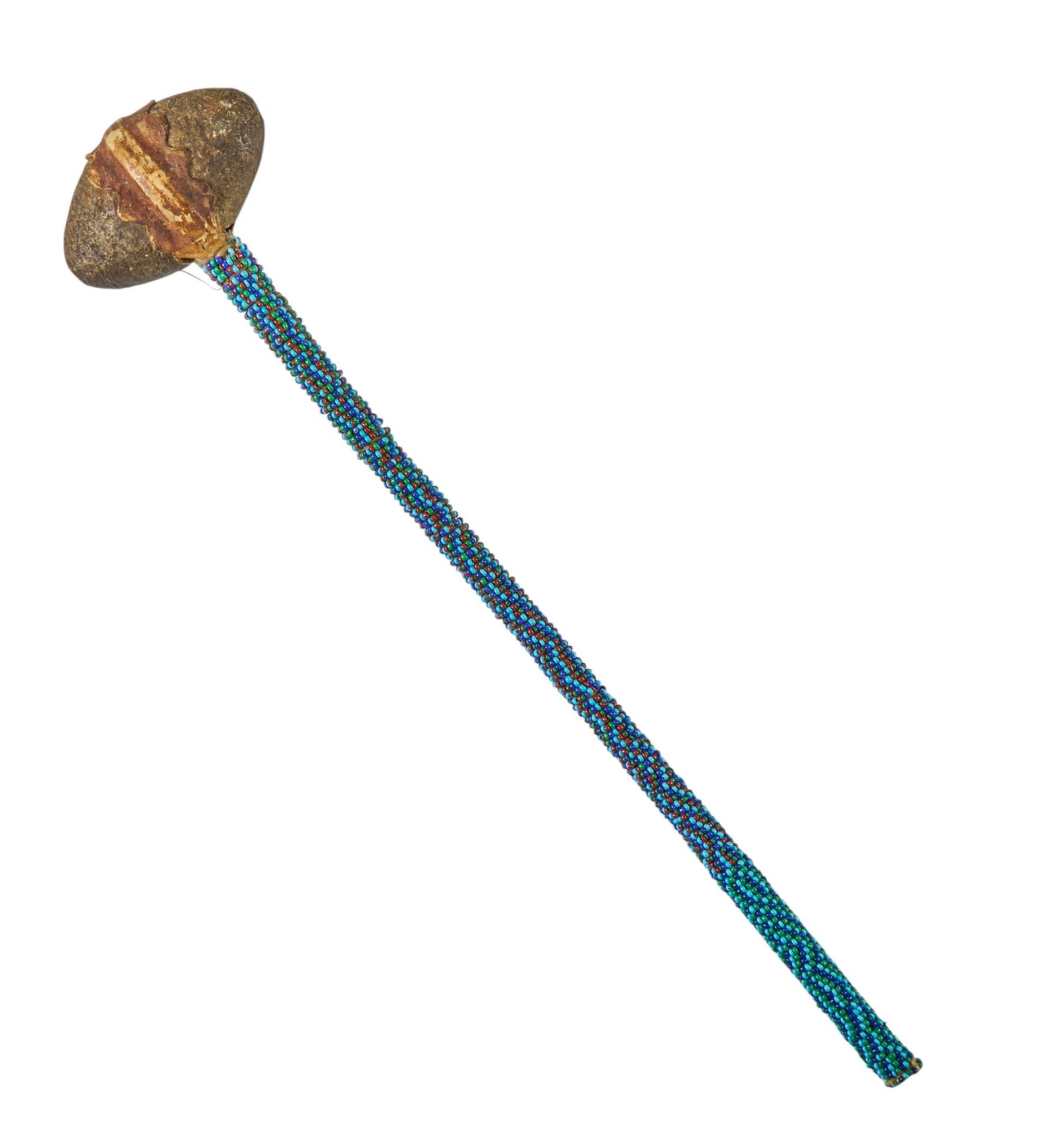Red McCombs | Fully-Beaded Tomahawk (1 of 3)