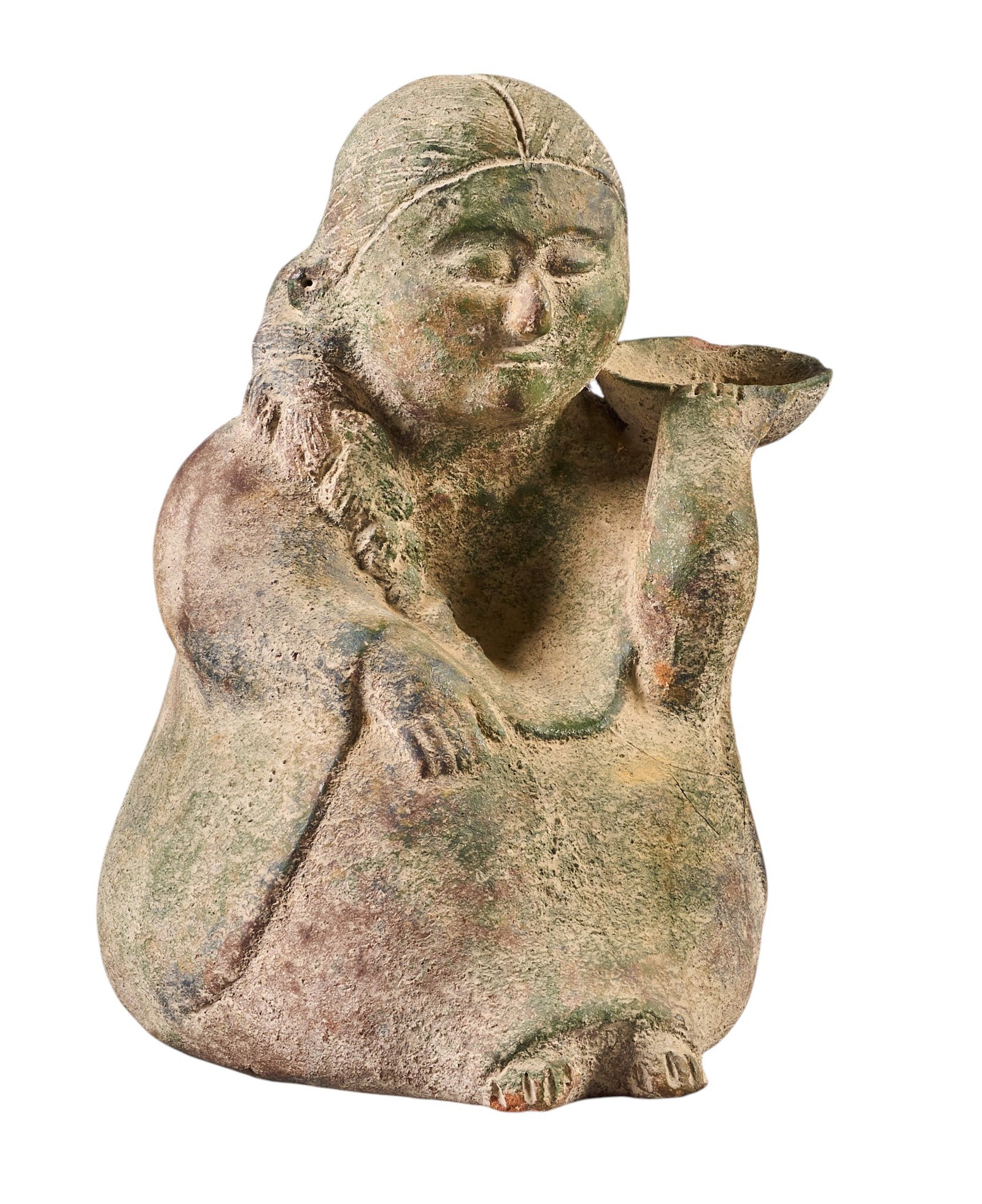 Red McCombs | 19th C. Figural Clay Sculpture, Laredo Texas Cave Find (1 of 3)