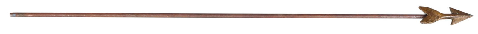 Barbed Antique Harpoon: Antique barbed harppon on iron rod (barbed point removes from the rod) 39.5 in. long Provenance: Property from the personal estate collection of iconic Texas businessman, civic leader and philanthropi