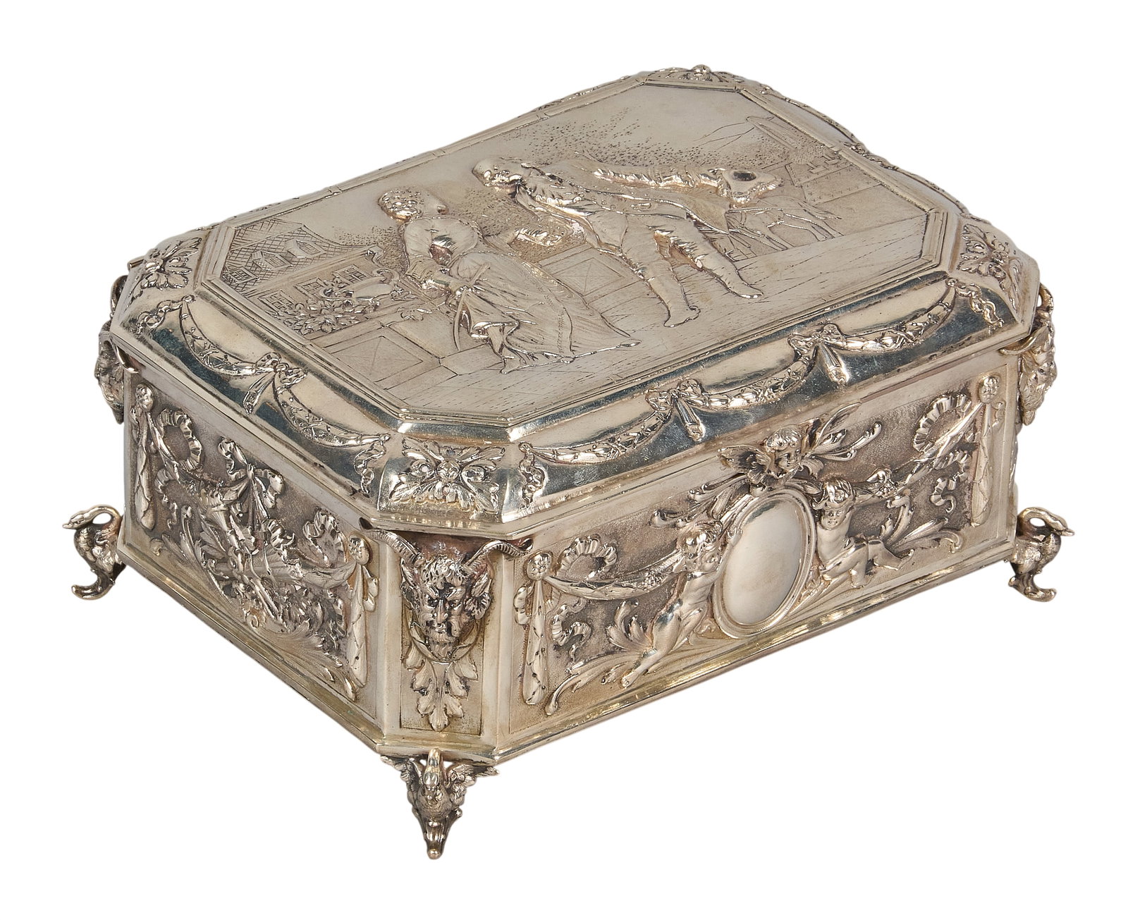 Red McCombs | Austrian Silver Table Box