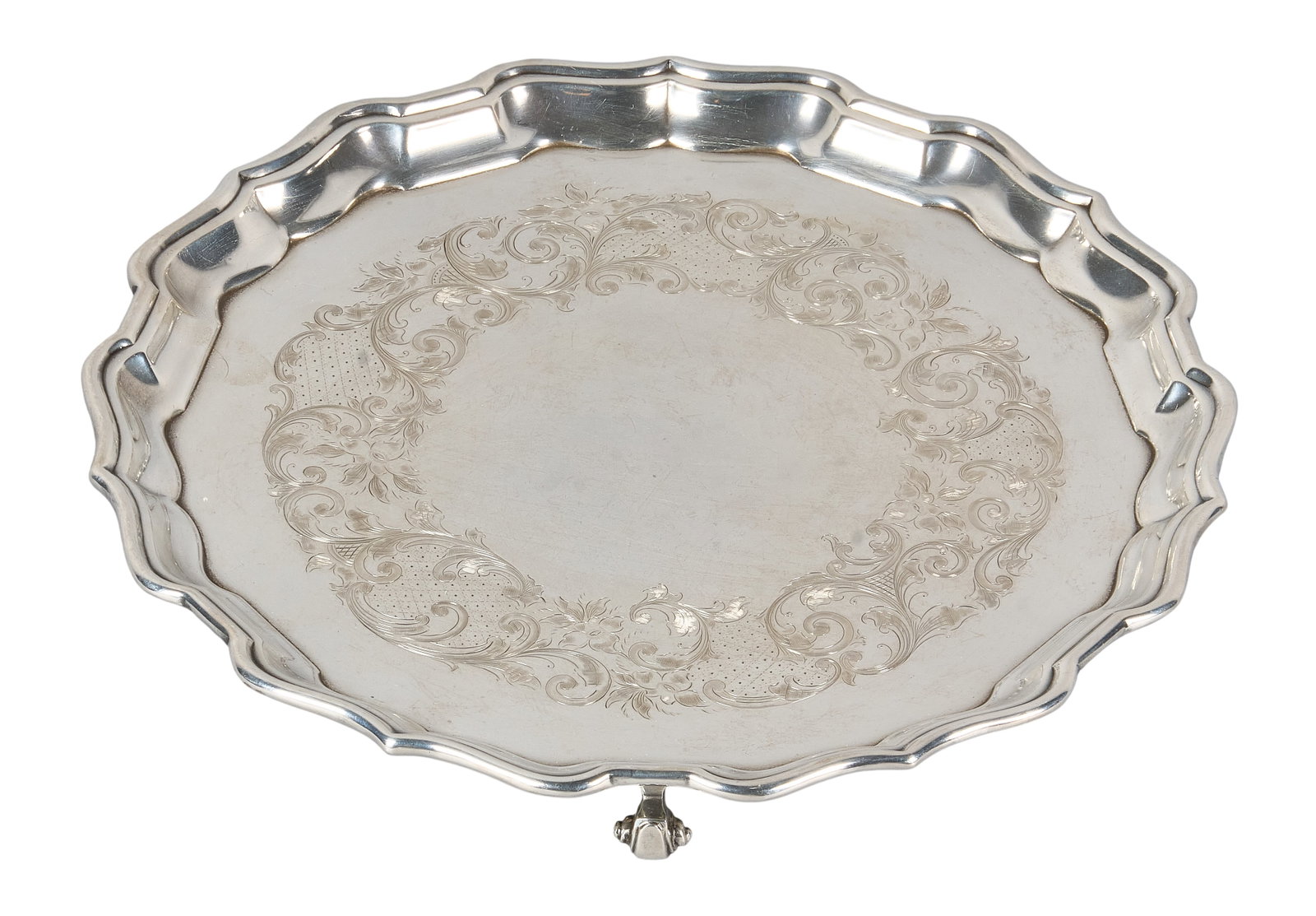 Red McCombs | Antique Henry Birks & Sons Sterling Silver Footed Salver (1 of 4)