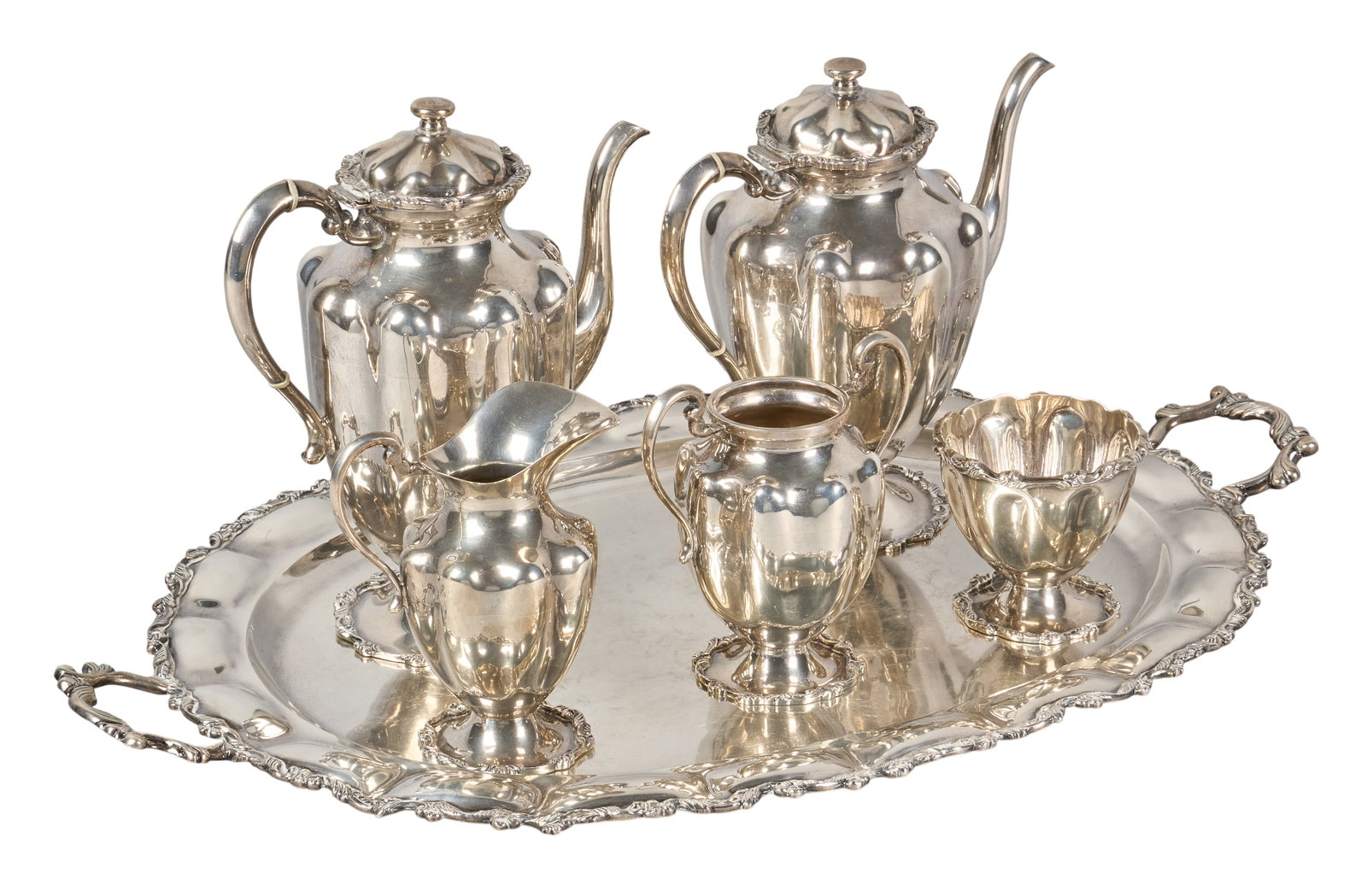 Red McCombs | Mexican Sterling Silver Tea Set (1 of 4)