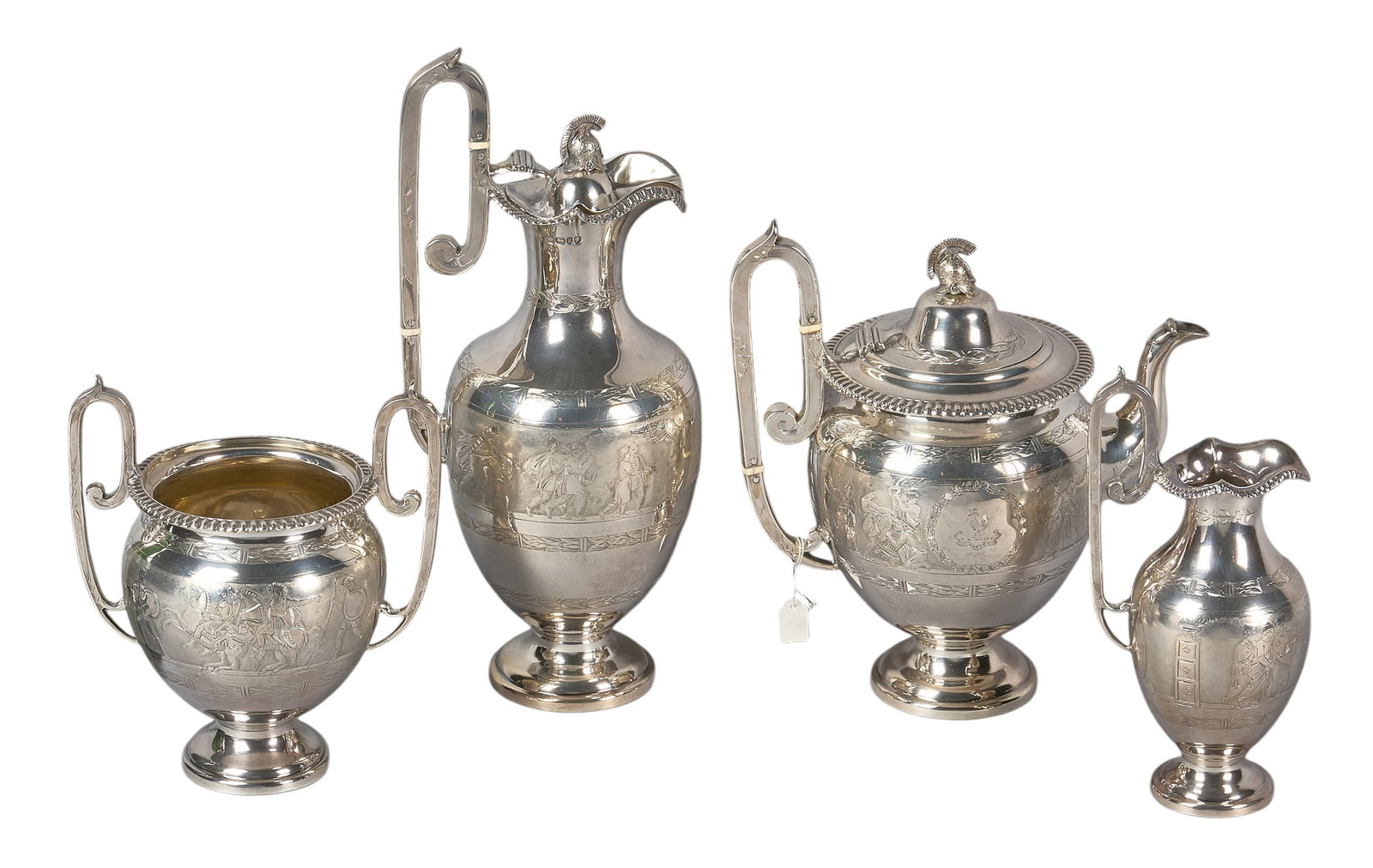 Red McCombs | Victorian Sterling Silver Coffee Tea Service (1 of 7)