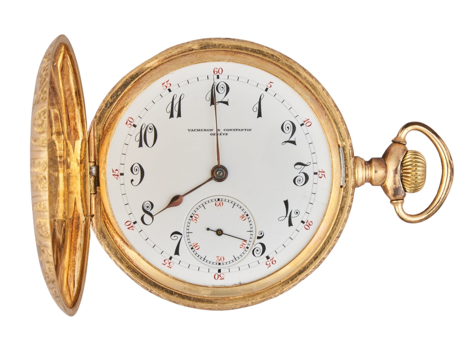 Red McCombs | 14K Vacheron and Constantine Full Hunter Pocket Watch (1 of 8)