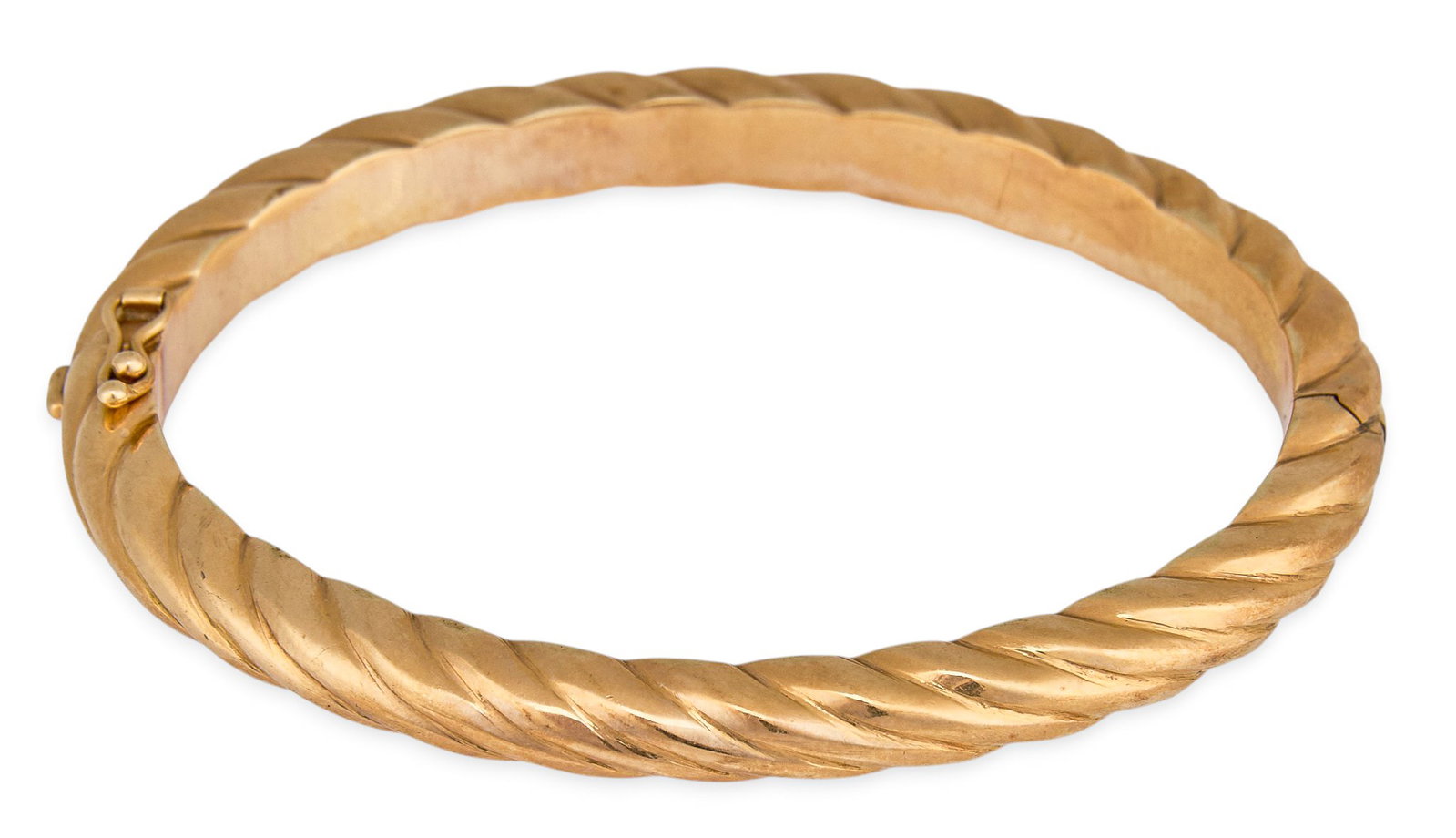 Red McCombs | 14K Rope Twist Bangle Bracelet (1 of 5)