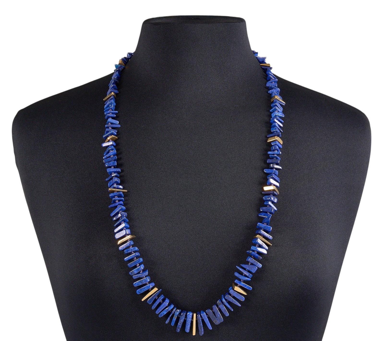 Red McCombs | 14K Beaded Lapis Necklace (1 of 4)