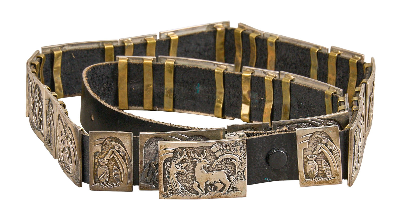 Red McCombs | Tommy Jackson, Navajo Storyteller Concho Belt (1 of 8)