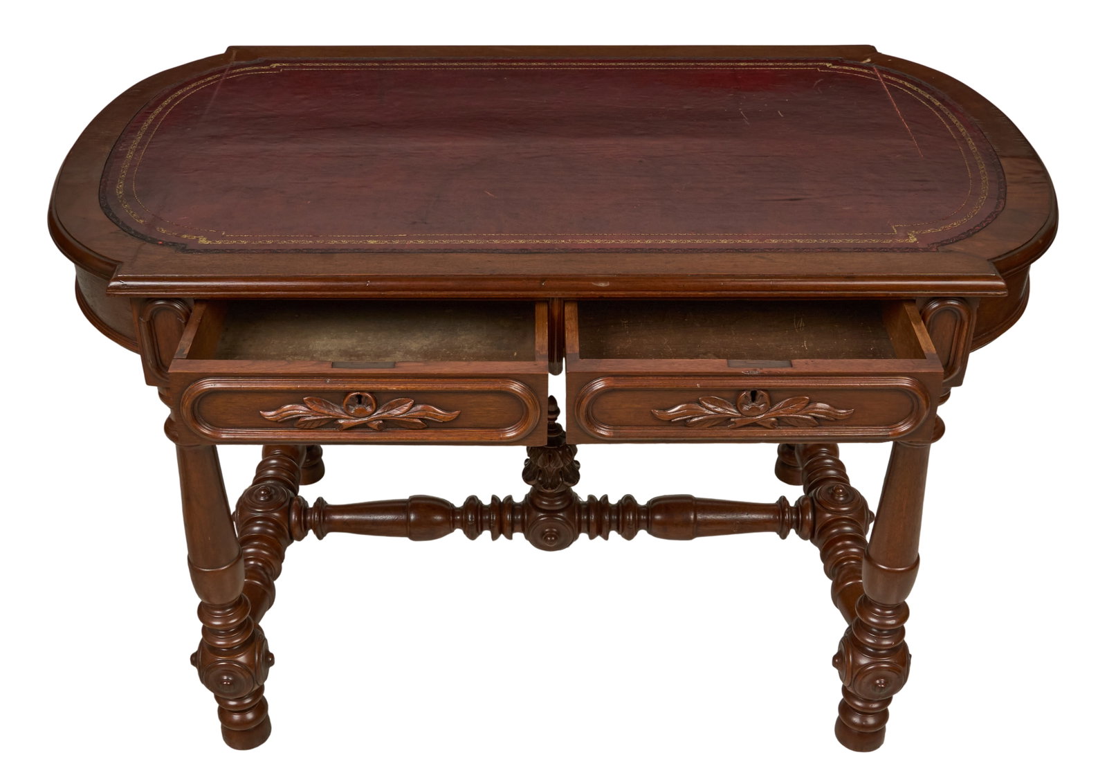 Red McCombs | Victorian Library Table - 3