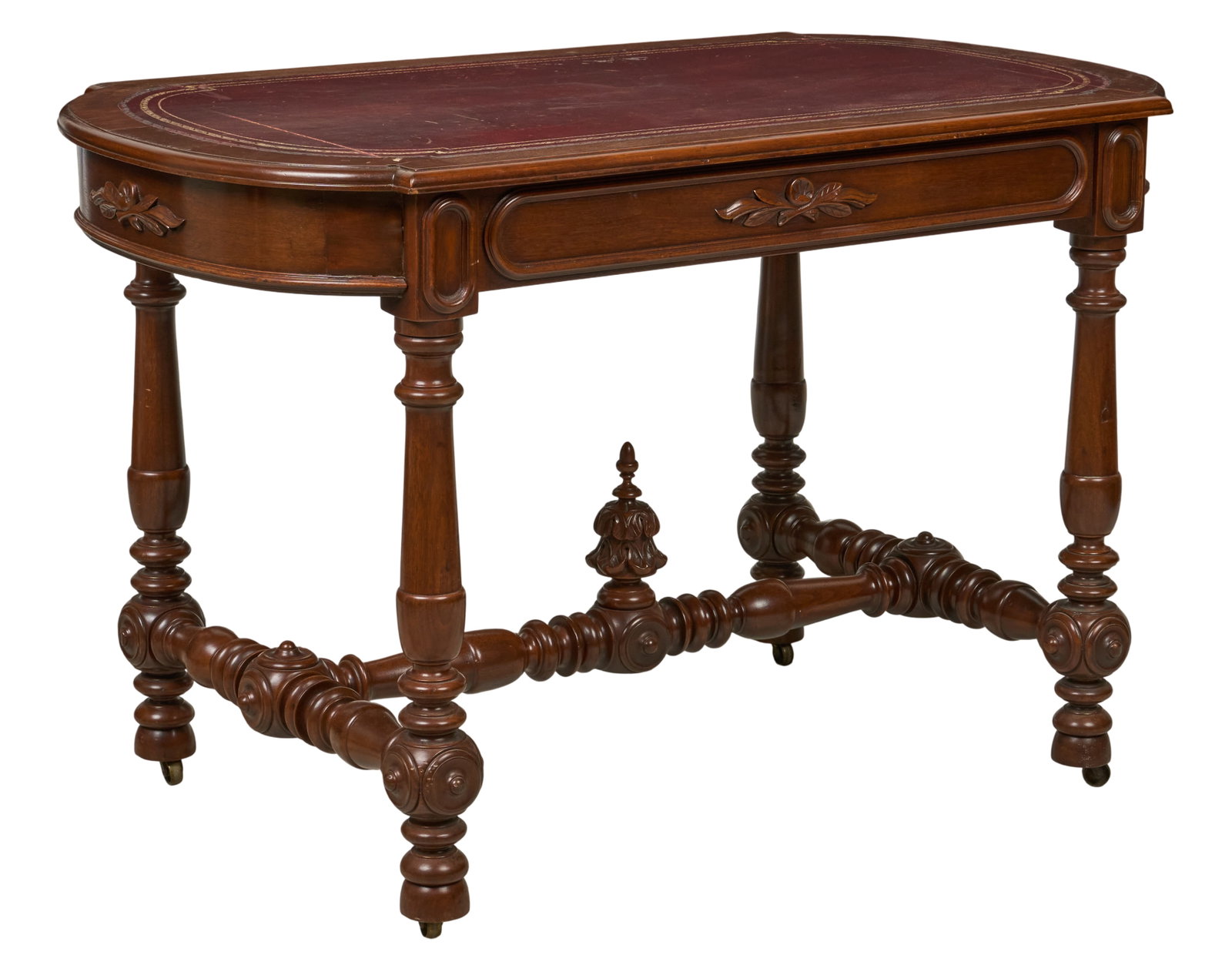 Red McCombs | Victorian Library Table - 4