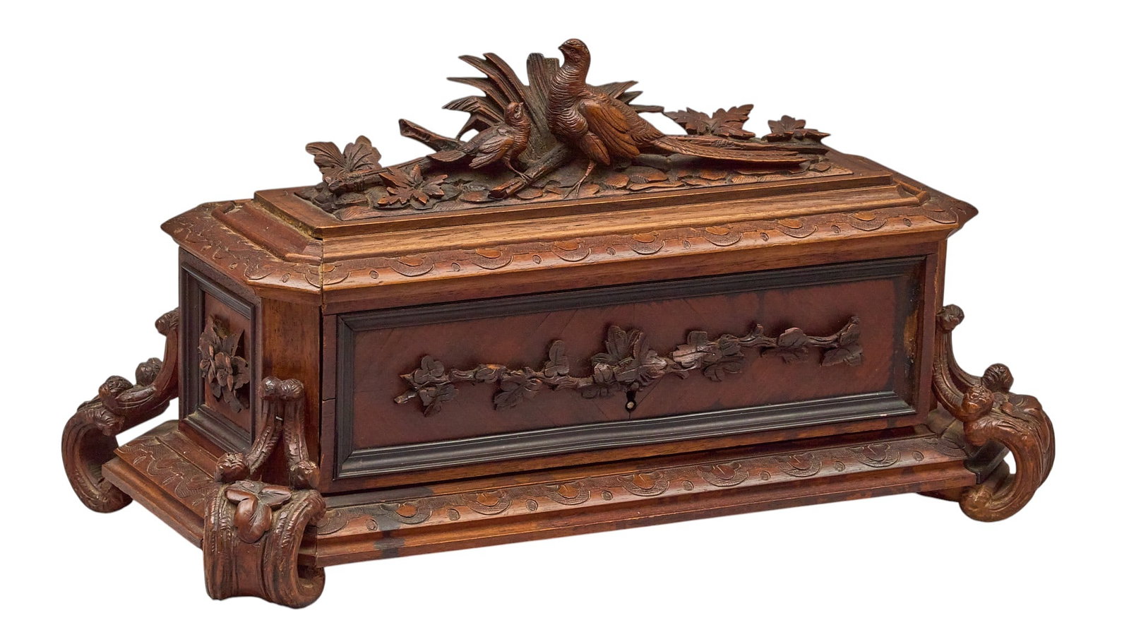 Red McCombs | Victorian Black Forest Jewelry Casket (1 of 6)