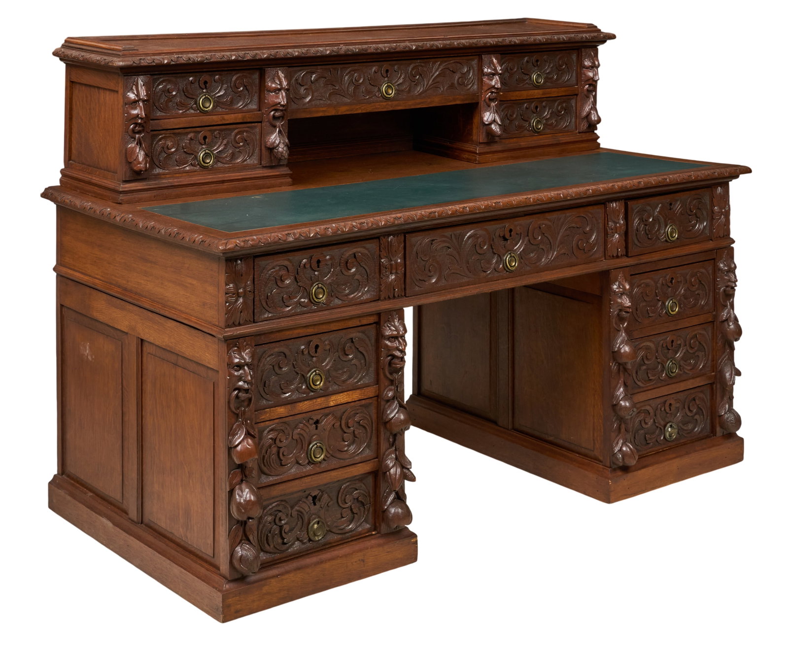 Red McCombs | Victorian Pedestal Desk (1 of 4)