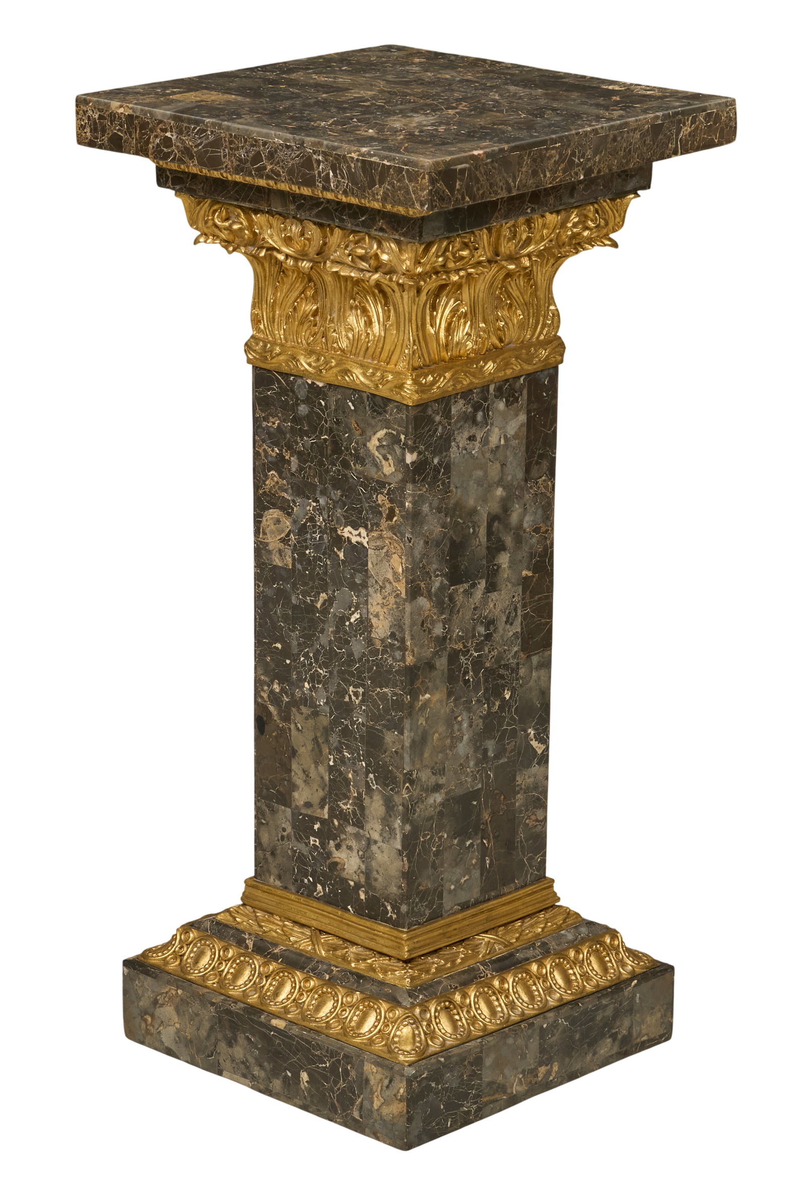 Red McCombs | Neoclassical Marble Pedestal (1 of 4)