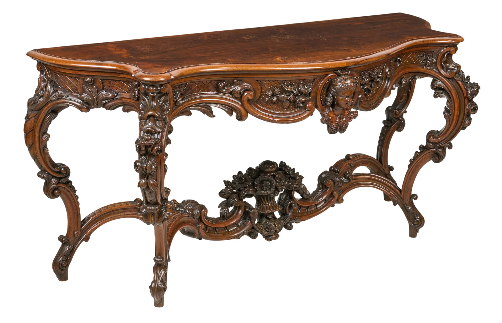 Red McCombs | Impressive Alexander Roux Rococo Revival Console Table (1 of 5)