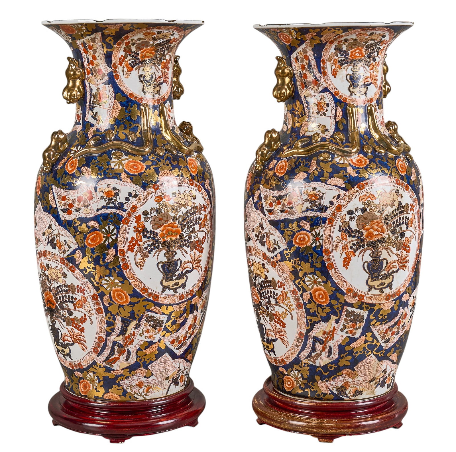 Red McCombs | Pair of Japanese Imari Porcelain Vases (1 of 5)