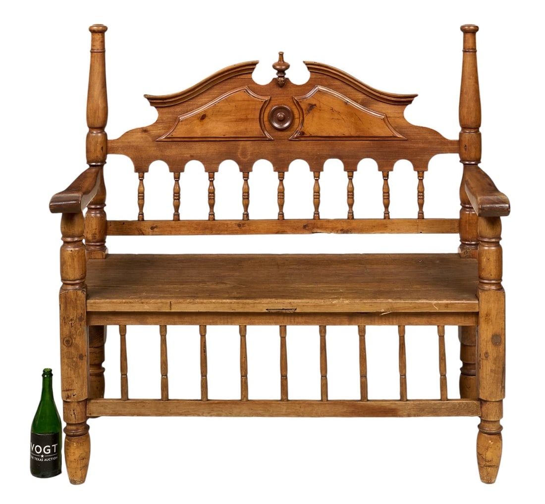 Red McCombs | Rustic Bench - 2