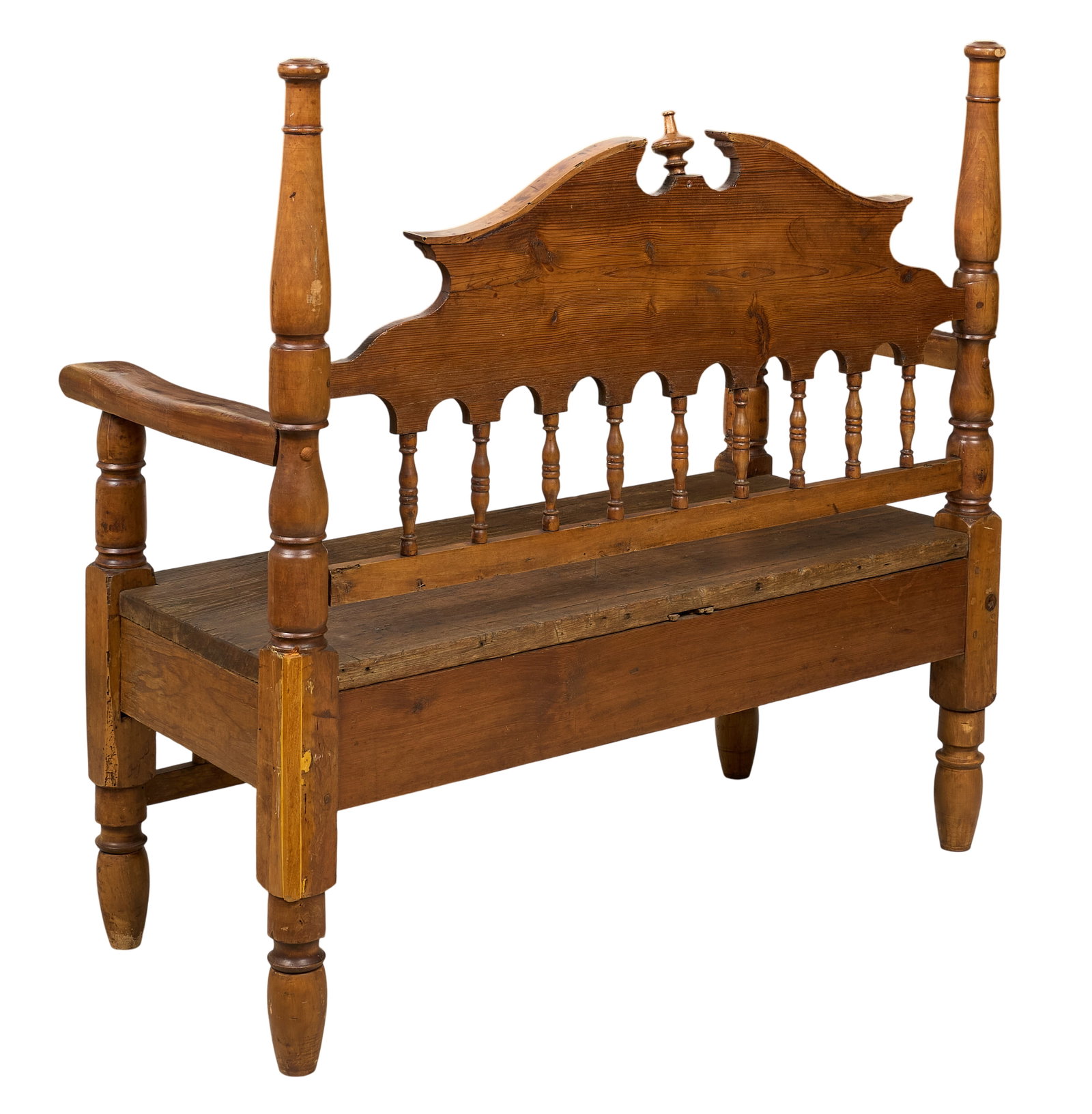 Red McCombs | Rustic Bench - 4