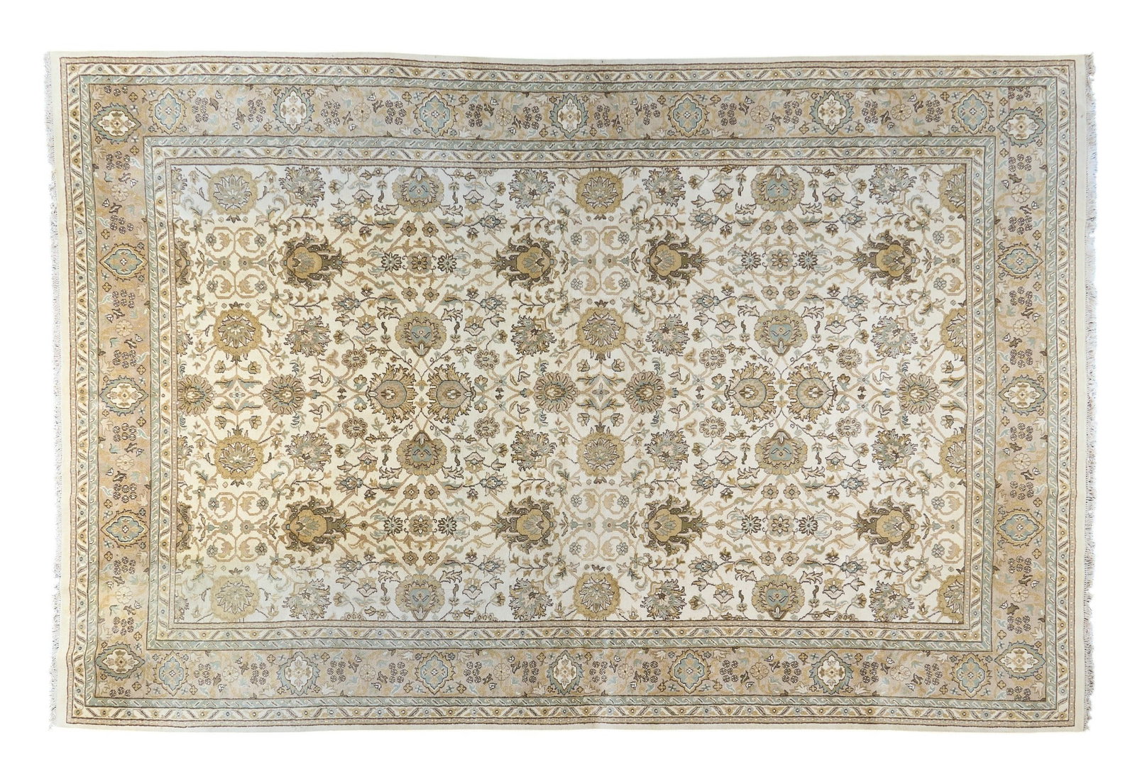 Red McCombs | Hand-Knotted Persian Rug, 18 ft. 8 in. x 12 ft. 1 in.: Hand-knotted Persian rug, with floral motif design 18 ft. 8 in. x 12 ft. 1 in. Provenance: Property from the personal estate c