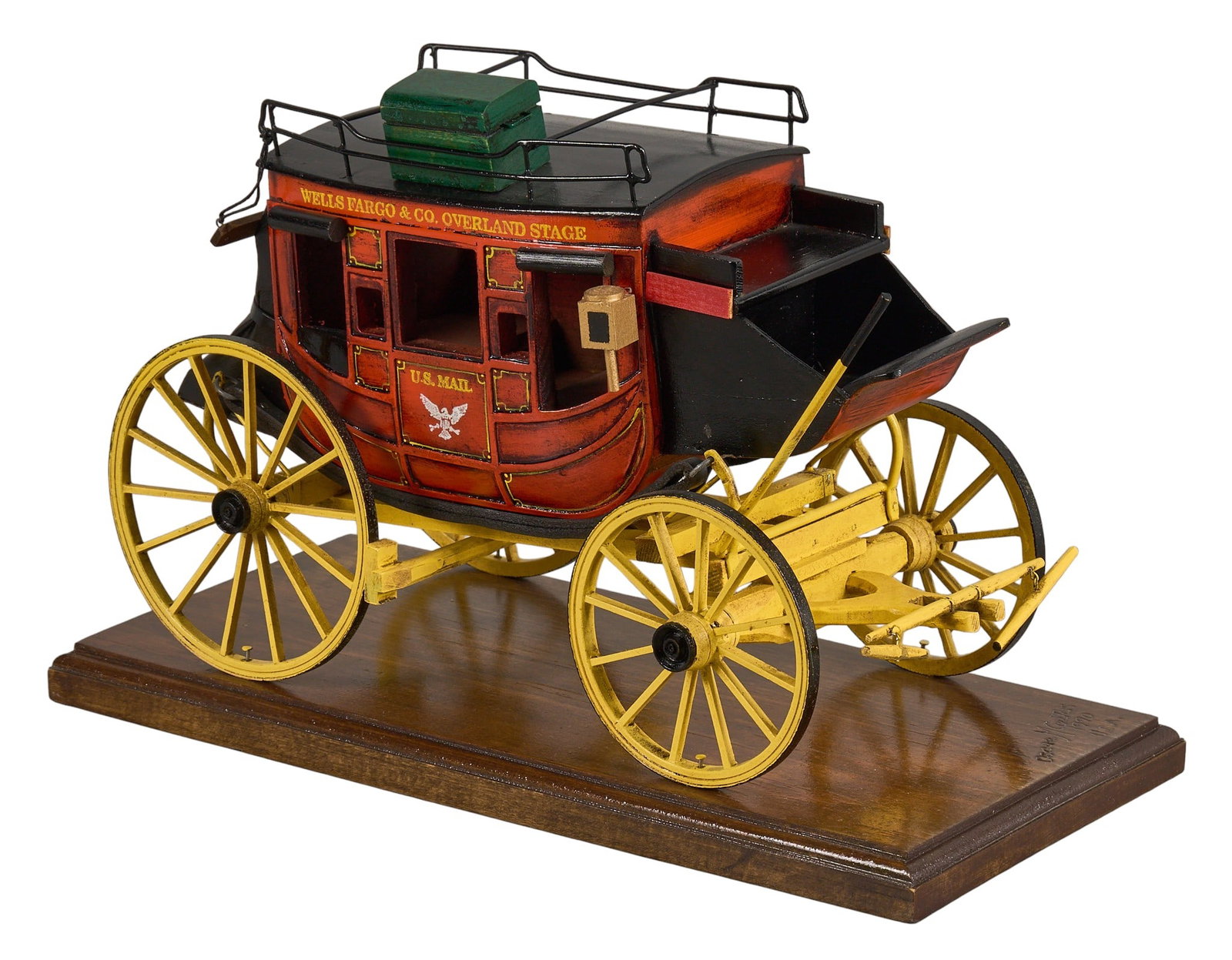 Red McCombs | Wells Fargo & Co. Overland Stage Coach Model (1 of 3)