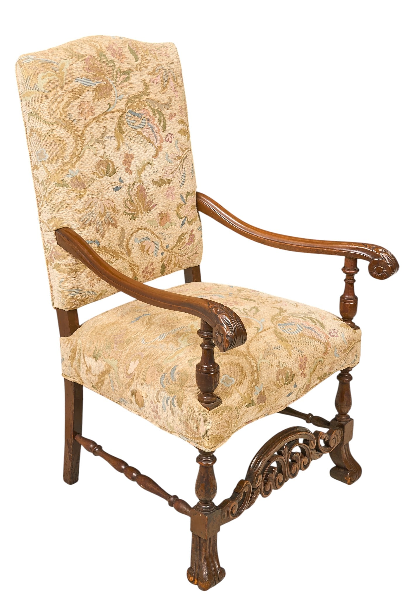 Red McCombs | William and Mary Style Armchair (1 of 4)
