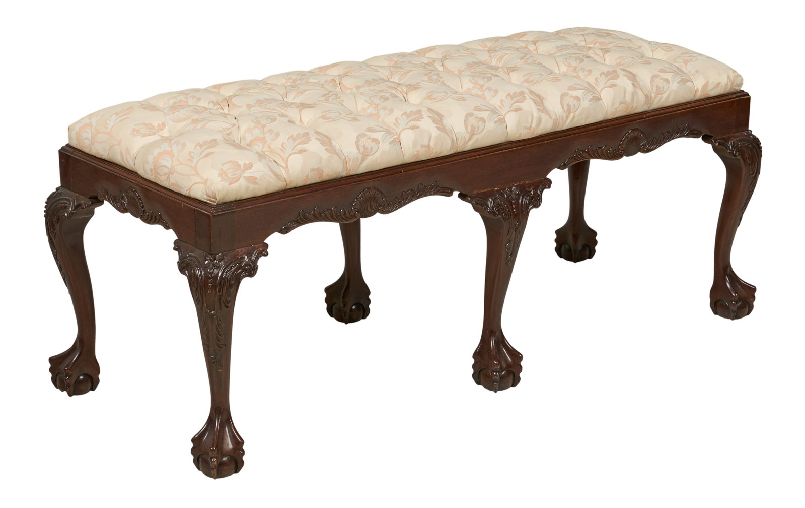 Red McCombs | Chippendale Style Bench (1 of 4)