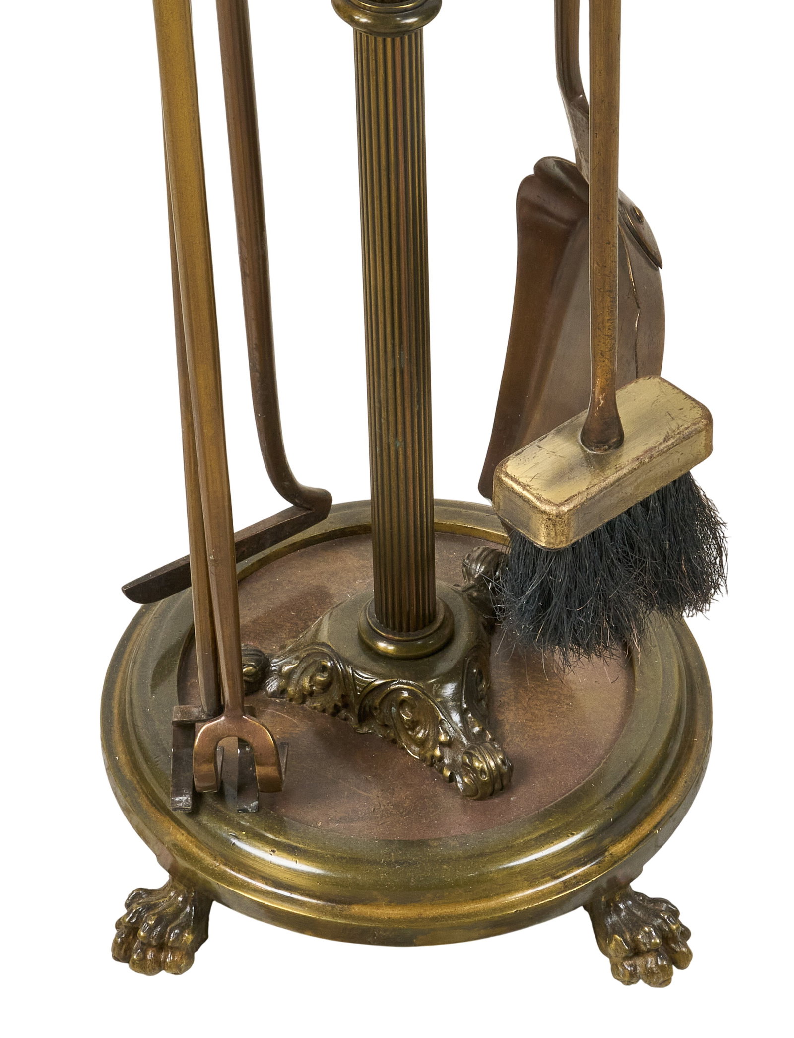 Red McCombs | Brass Fireplace Set - 4
