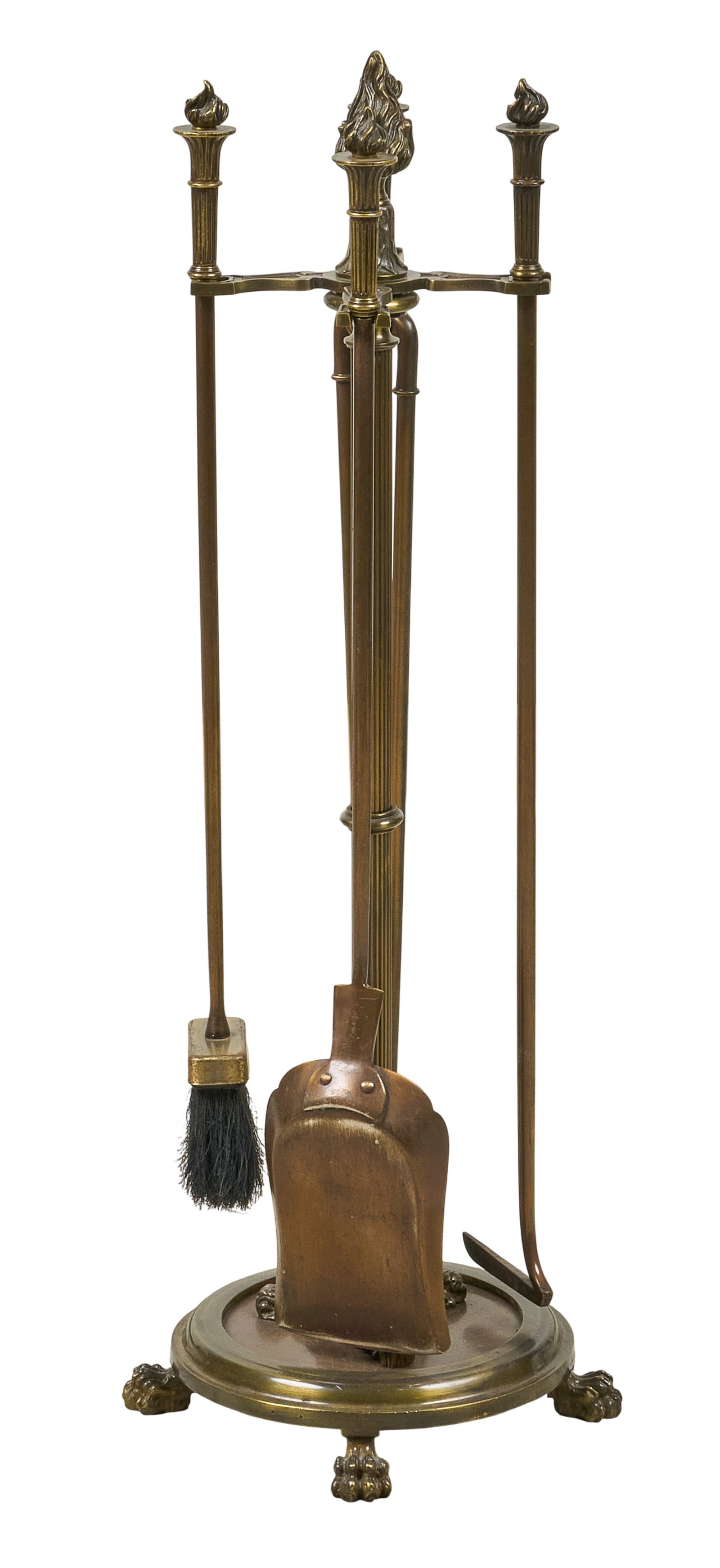 Red McCombs | Brass Fireplace Set - 5
