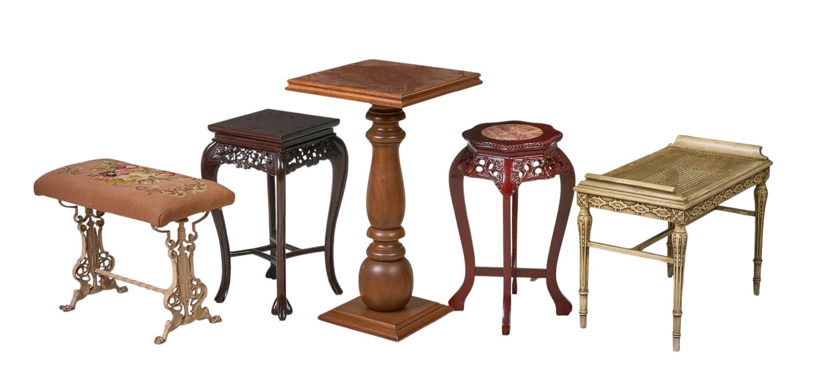 Red McCombs | (5 Pc) Mixed Decorative Furniture (1 of 3)