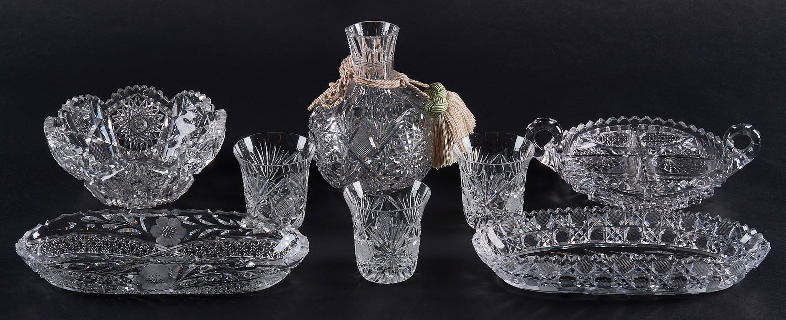 Red McCombs | Collection of American Brilliant Period Cut Glass (1 of 3)