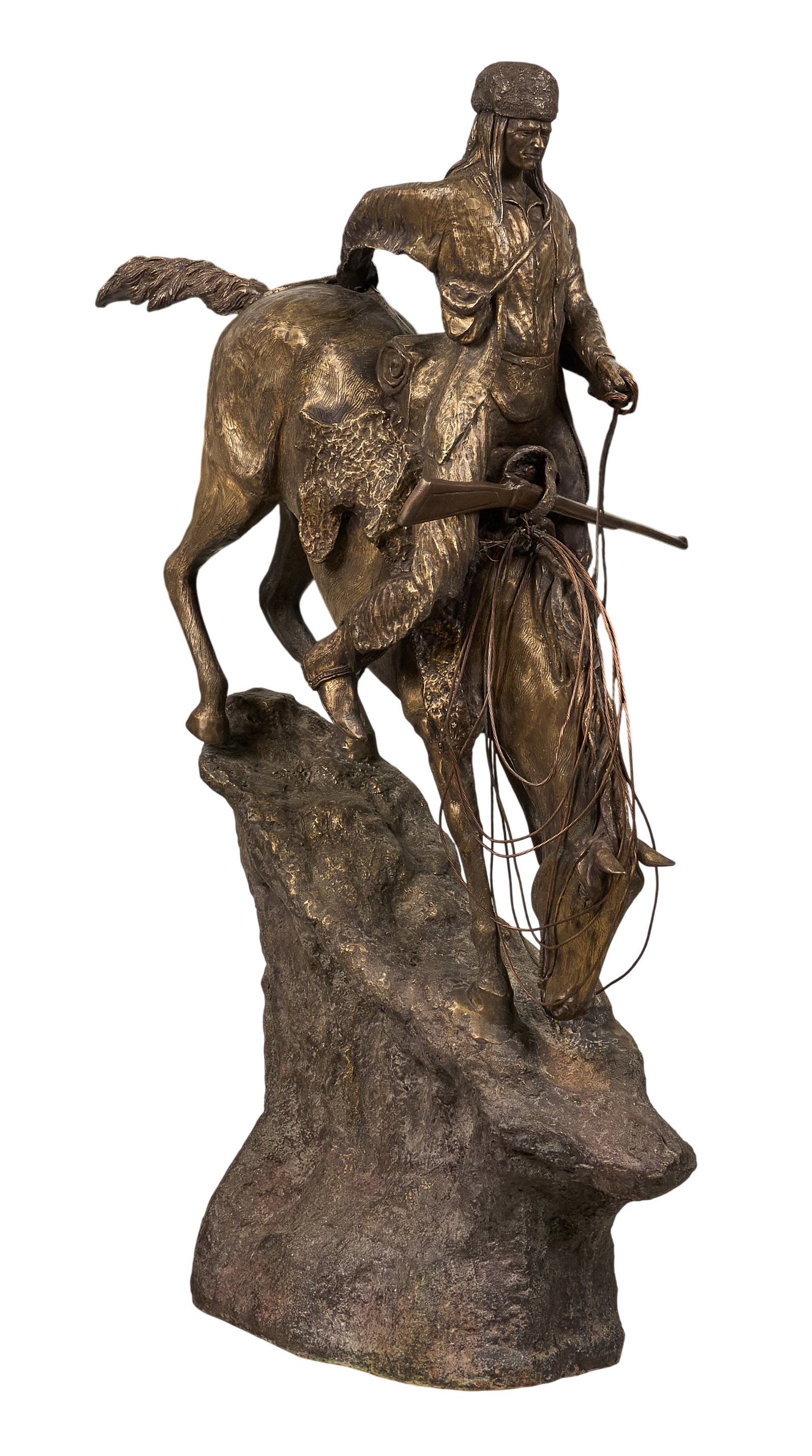 After Frederic Remington, "The Mountain Man" (1 of 5)