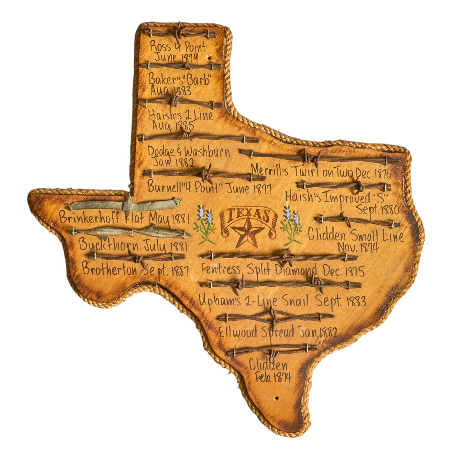 Texas Barbed Wire Display (1 of 4)