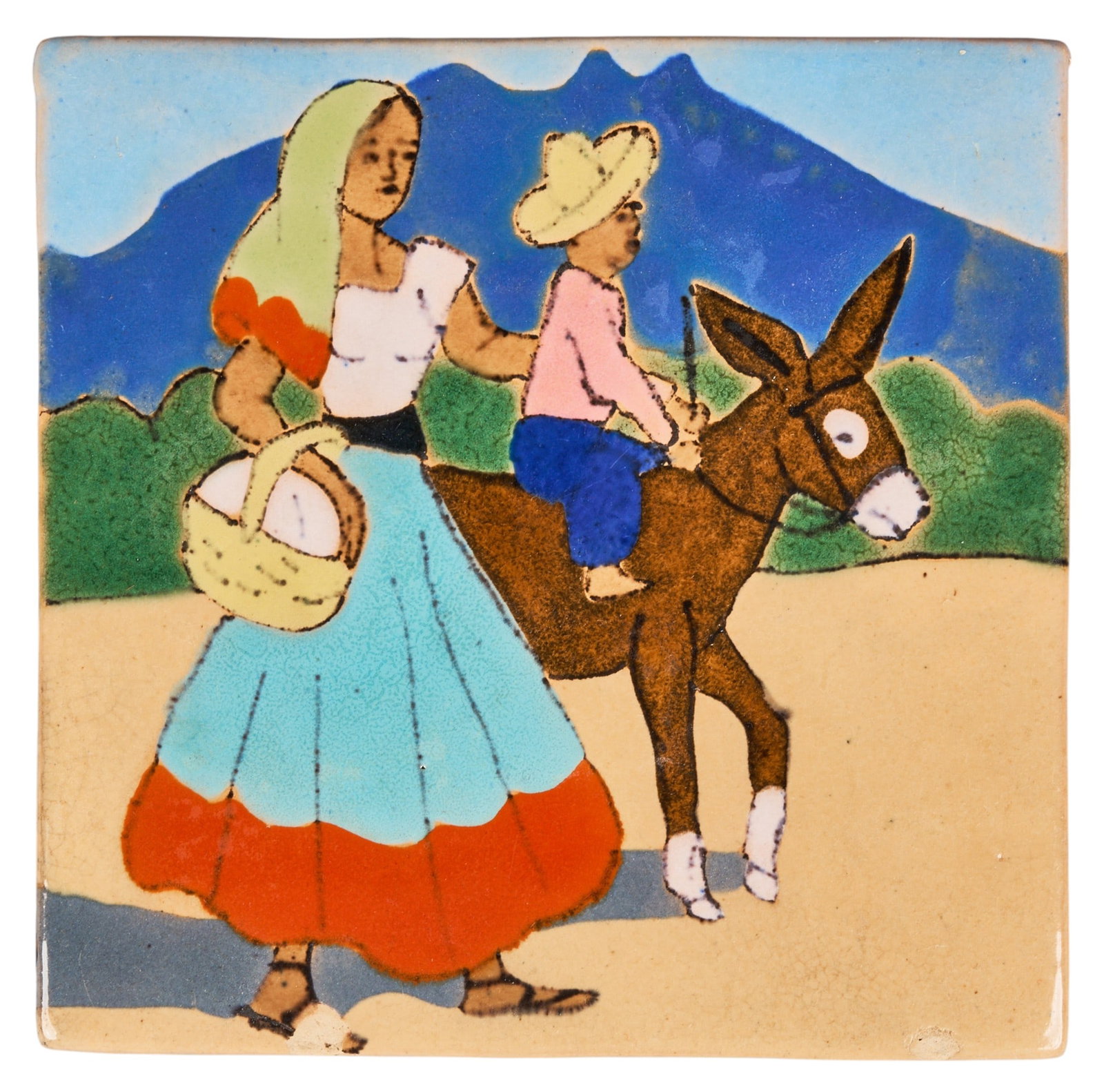 San Jose Pottery Tile (1 of 3)