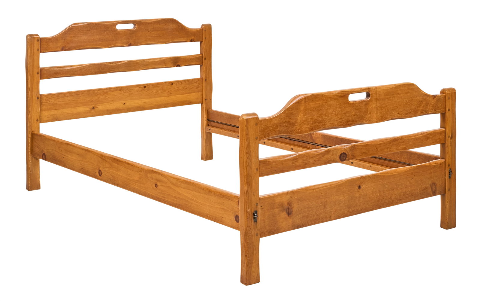 W.R. Dallas Bed Frame: W.R. Dallas bed frame height 39 in. x width 52 in. x depth 79 in. Provenance: Property from a home in San Antonio, Texas