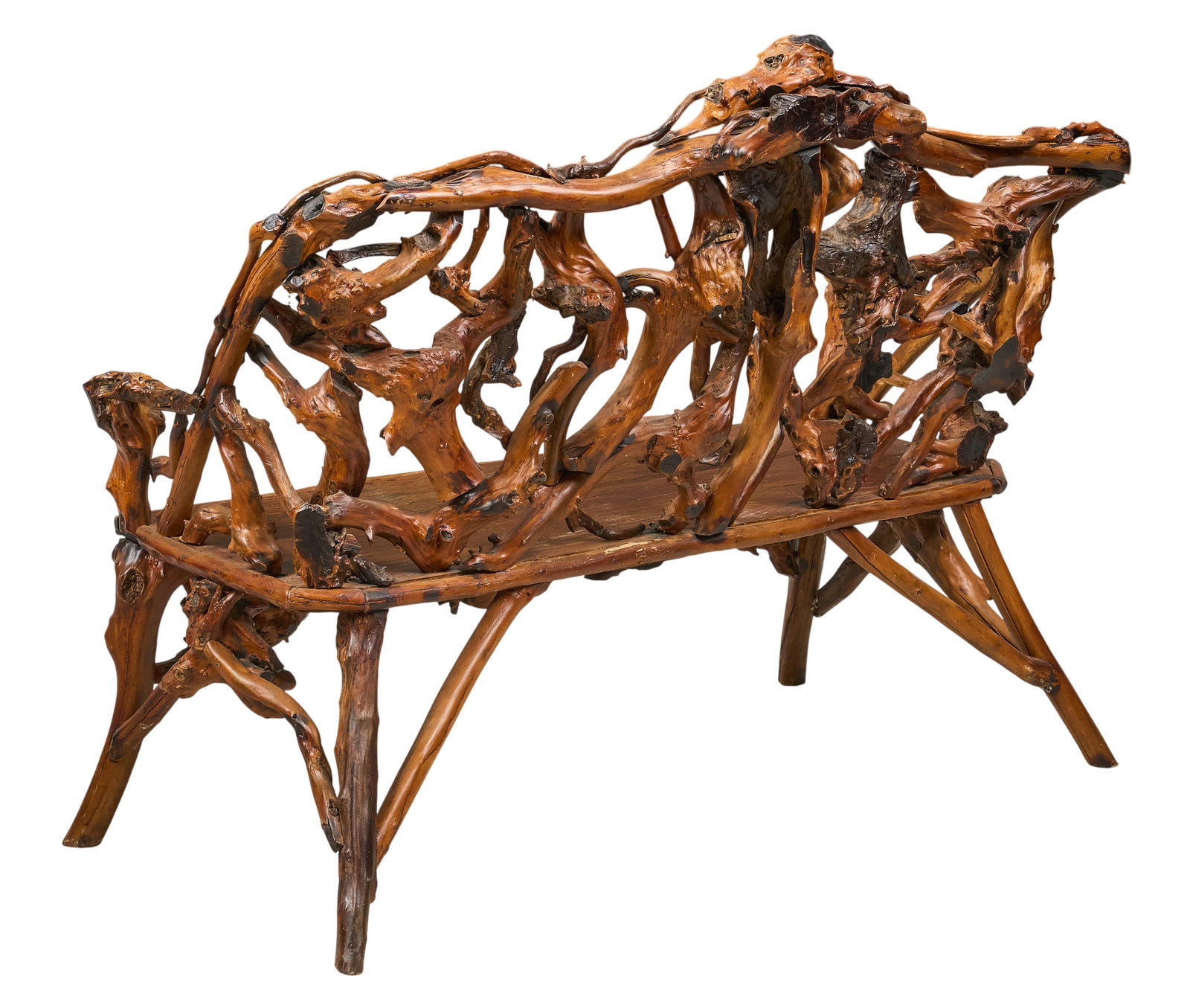 Root Wood Bench - 4
