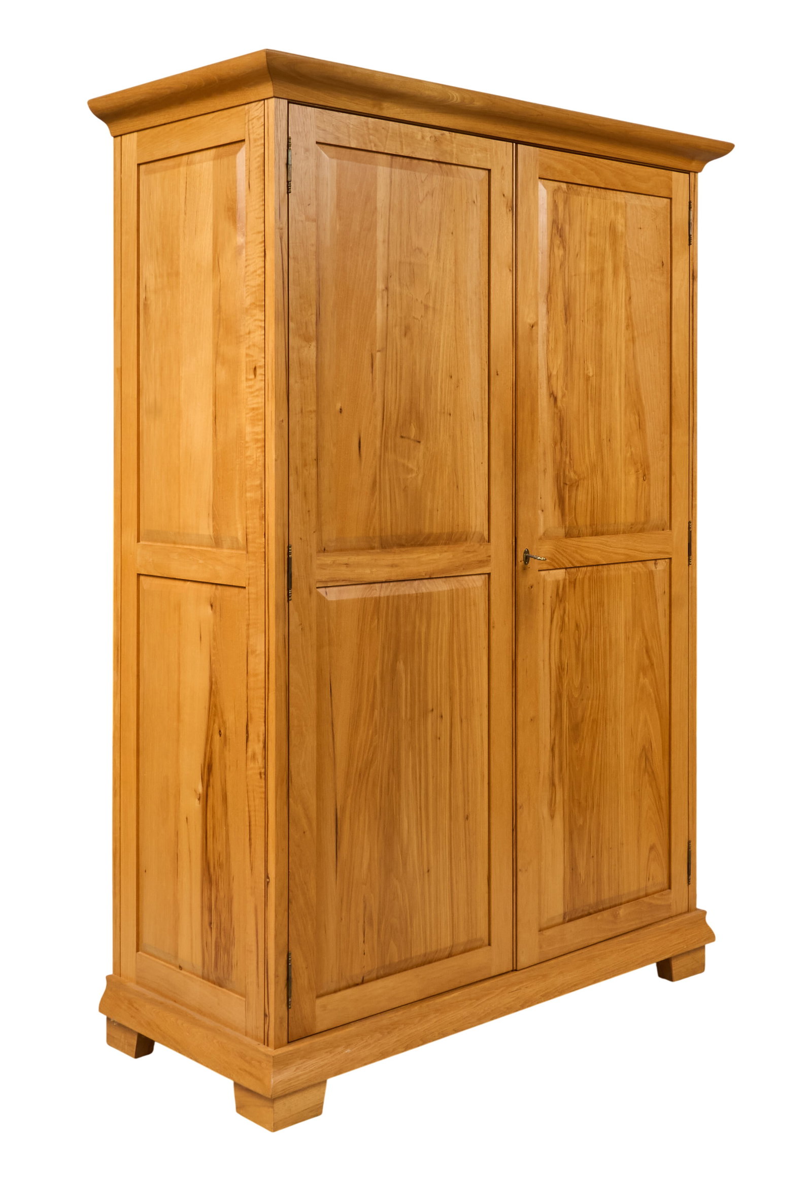Rustic Armoire: Rustic armoire with paneled doors height 81 in. x width 56 in. x depth 26 in.